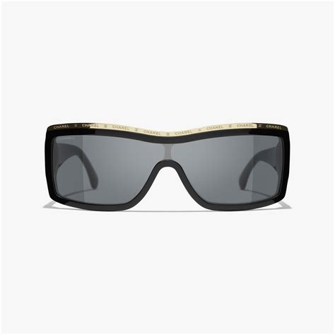 chanel shield sunglasses acetate|CHANEL Sunglasses: Shield Sunglasses, acetate — Fashion.